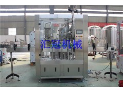 匯冠啤酒設備玻璃瓶全自動沖灌封合體機6-6-1