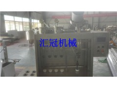 匯冠啤酒設備玻璃瓶半自動沖灌封合體機4-4-1