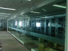 機房實驗室防電磁輻射抗電磁干擾屏蔽隔斷防輻射玻璃隔斷