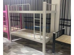 廣東工地集裝箱單人單層鐵床上下鋪鐵床批發鋼制鐵架床廠家