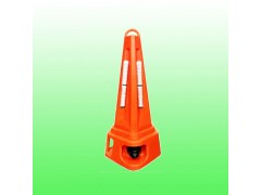 道路施工聲光警示路錐 高速公路管路聲光路錐報警器